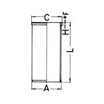 Camasa cilindru KOLBENSCHMIDT
