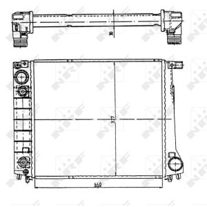 Radiator, racire motor NRF