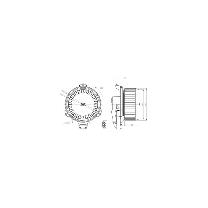 Ventilator, habitaclu NRF