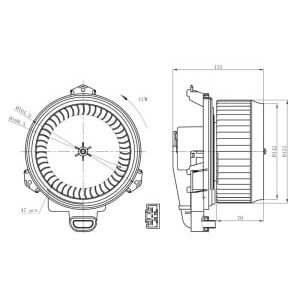 Ventilator, habitaclu NRF