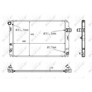 Radiator, racire motor NRF