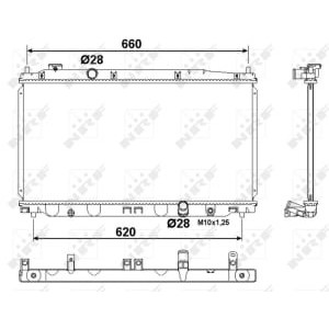 Radiator, racire motor NRF