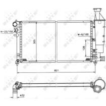 Radiator, racire motor NRF