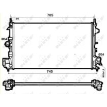 Radiator, racire motor NRF