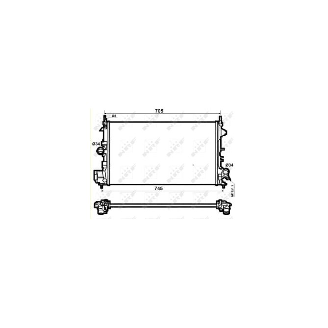 Radiator, racire motor NRF