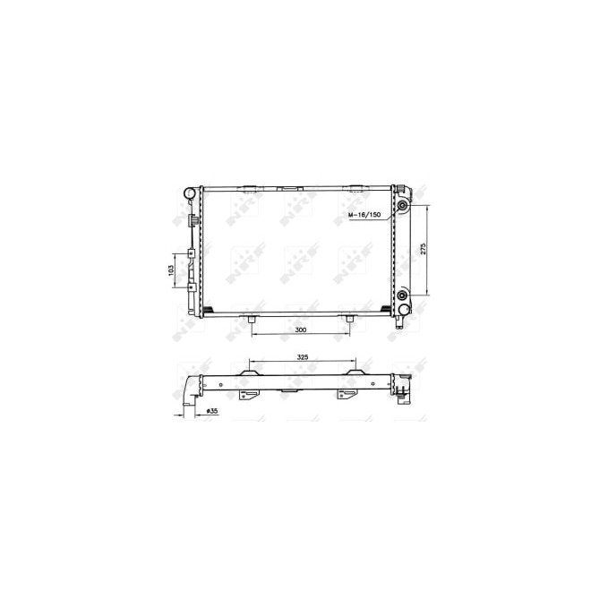 Radiator, racire motor NRF