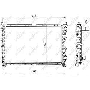 Radiator, racire motor NRF