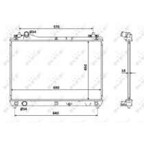 Radiator, racire motor NRF