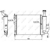 Radiator, racire motor NRF