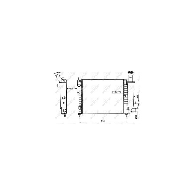 Radiator, racire motor NRF