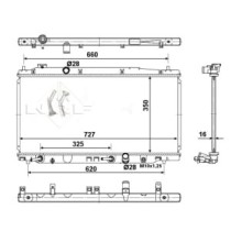 Radiator, racire motor NRF