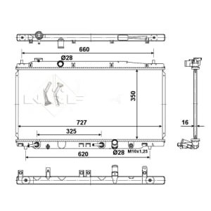 Radiator, racire motor NRF