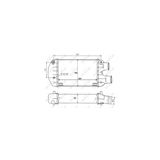 Intercooler, compresor NRF