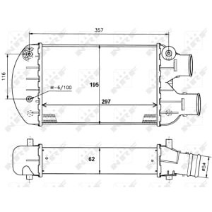 Intercooler, compresor NRF