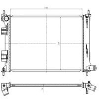 Radiator, racire motor NRF