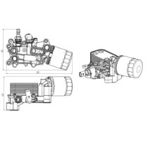 Radiator ulei, ulei motor NRF