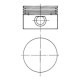 Pistoan compresor KOLBENSCHMIDT diametru 100mm pivot 20x50 MERCEDES OM 442.971 OM 501 STD 52.2mm 30.4mm