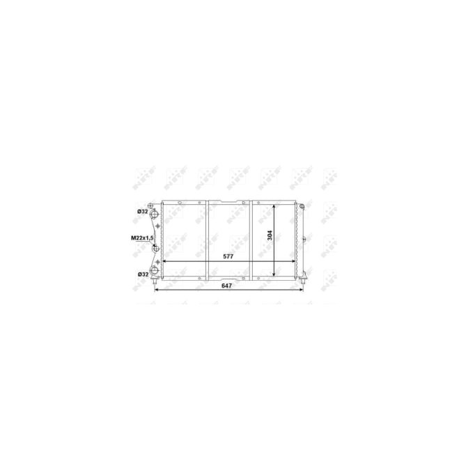 Radiator, racire motor NRF