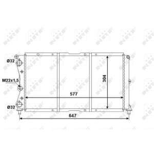 Radiator, racire motor NRF