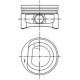 Piston KOLBENSCHMIDT 76,51 STD SEAT IBIZA III SKODA FABIA I II VW FOX POLO 1.2 07.01-12.14 Diametru 76.51 mm