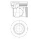 Piston KOLBENSCHMIDT SCANIA Diametru 130mm STD Lungime 121.21mm Diametru Pivot 58mm Alezaj 130mm Inaltime Compresie 82.21mm