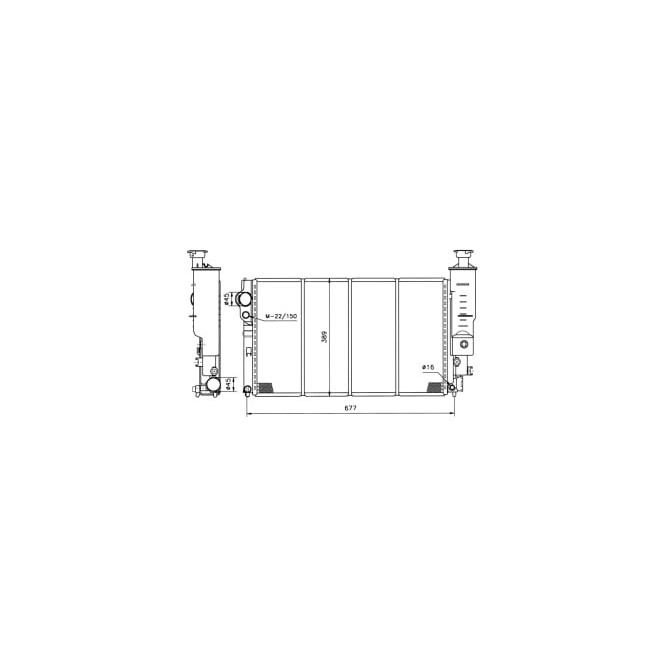 Radiator, racire motor NRF