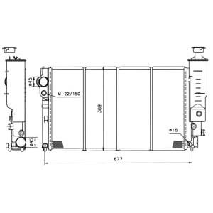 Radiator, racire motor NRF