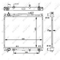 Radiator, racire motor NRF