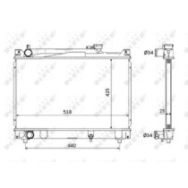 Radiator, racire motor NRF