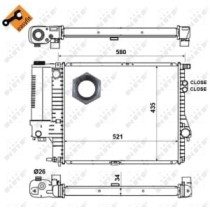 Radiator, racire motor NRF