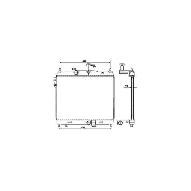 Radiator, racire motor NRF