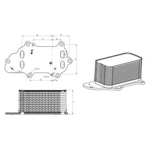 Radiator ulei, ulei motor NRF