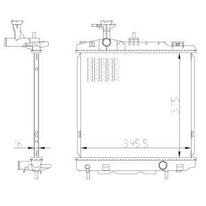 Radiator, racire motor NRF