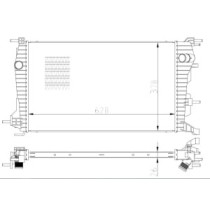 Radiator, racire motor NRF