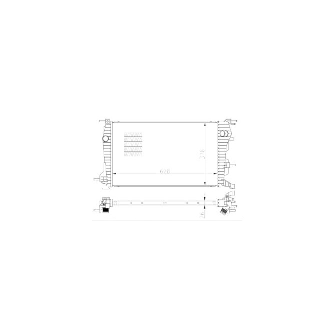 Radiator, racire motor NRF