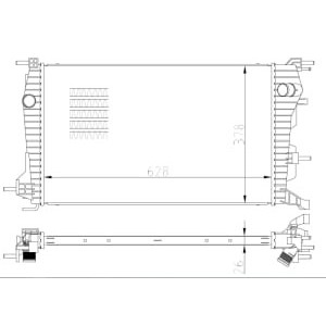 Radiator, racire motor NRF