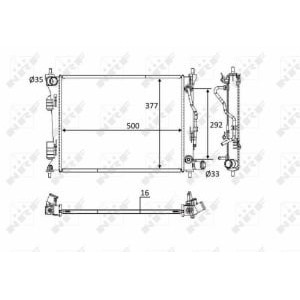 Radiator, racire motor NRF