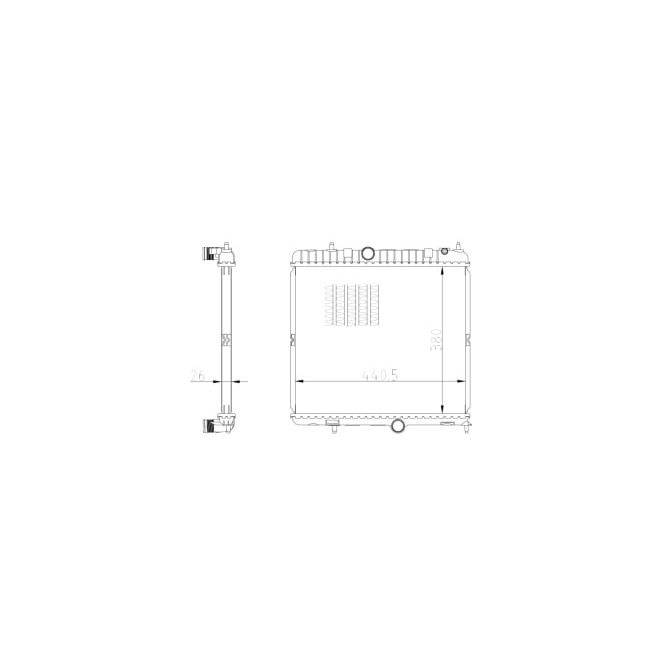 Radiator, racire motor NRF