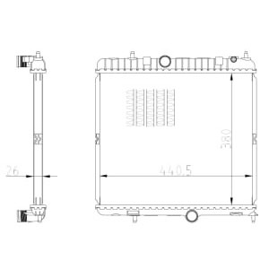 Radiator, racire motor NRF