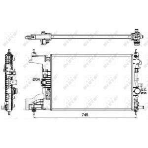 Radiator, racire motor NRF