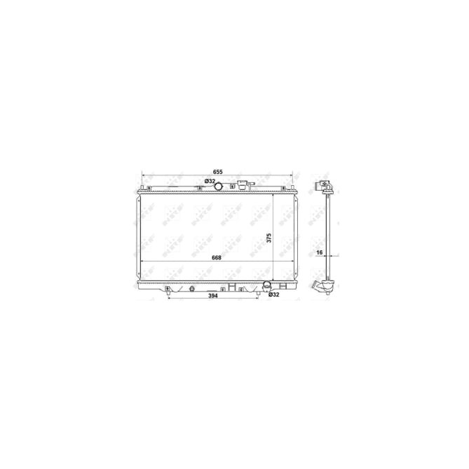 Radiator, racire motor NRF