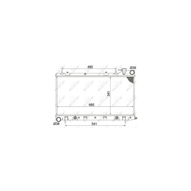 Radiator, racire motor NRF