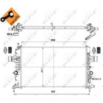 Radiator, racire motor NRF