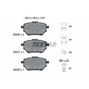 Set placute frana,frana disc TEXTAR