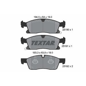 Set placute frana,frana disc TEXTAR