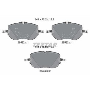 Set placute frana,frana disc TEXTAR