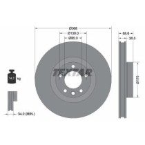 Disc frana TEXTAR