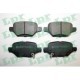 Planetara LPR Set Plăcuțe Frână Spate Opel Mokka/Mokka X 1.4-1.6D 06.12- Înălțime 45.7mm Lățime 106.5mm Grosime 17.0mm