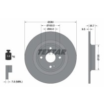 Disc frana TEXTAR