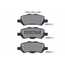 Set placute frana,frana disc TEXTAR